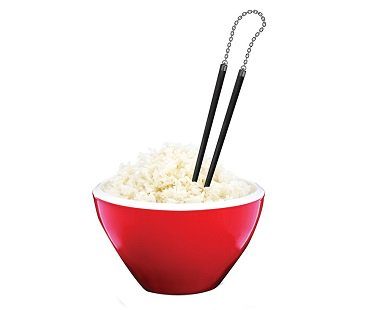 nunchuck chopsticks rice