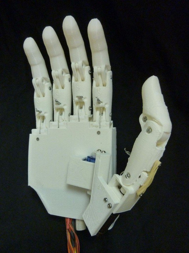 prosthetic hand open