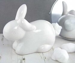 rabbit cotton ball dispenser