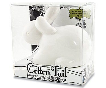 rabbit cotton ball dispenser box