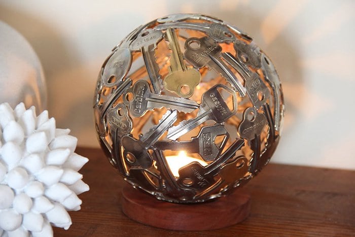 recycled-metal-sculptures-michael-moerkey-candle