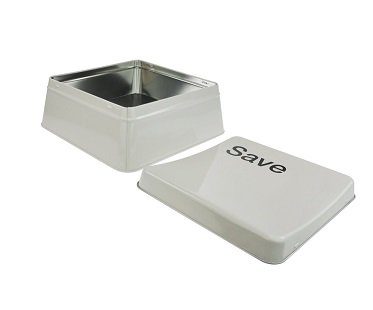 save button food tin container