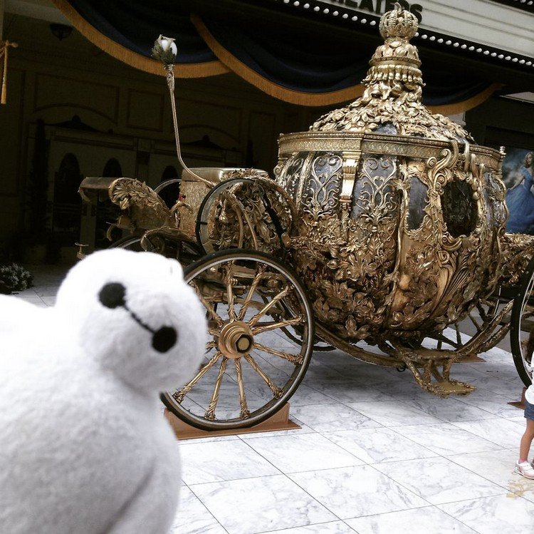 tiny baymax cinderella carriage