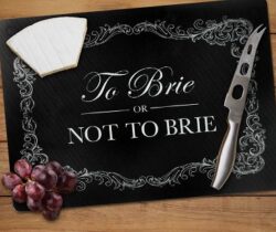 to brie or not to brie cheeseboard