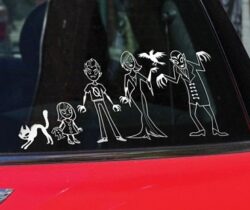vampire family car decals