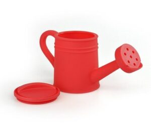 watering can dressing dispenser red