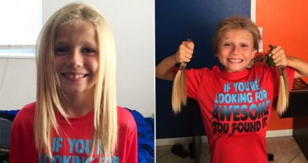 8 Year Old Boy Bullied For Growing His Hair For Kids With Cancer