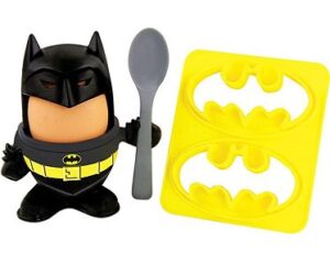Batman Egg Cup and Toast Cutter yellow