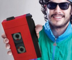 Cassette Player Hip Flask