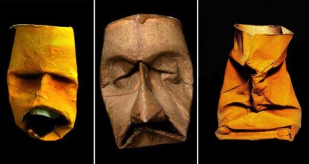 Faces Out Of Toilet Roll Inners