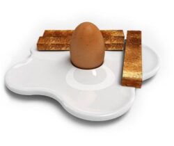 Fried Egg Cup And Plate