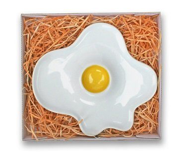 Fried Egg Cup And Plate boiled