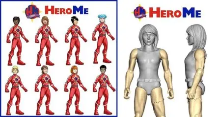HeroMe Female Action Figure