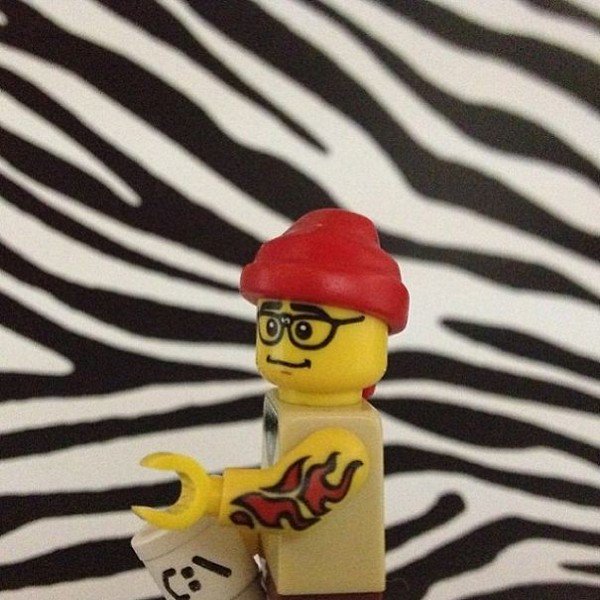 LEGO figure hat