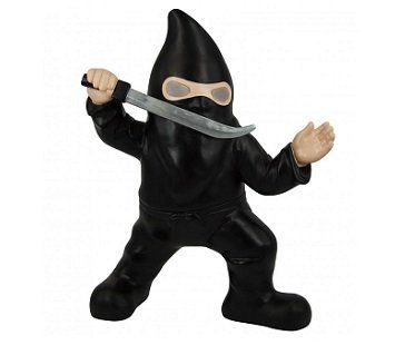 Ninja Garden Gnome black