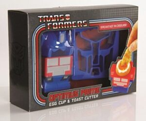 Optimus Prime Egg Cup And Toast Cutter boiled box