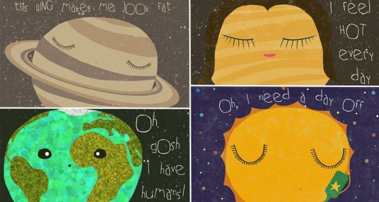 Series Of Illustrations Shows Planets Have Problems