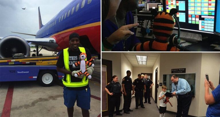 Tampa Airport Staff Take Childs Lost Toy Adventure