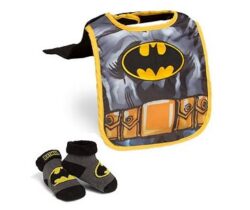 batman caped bib and booties