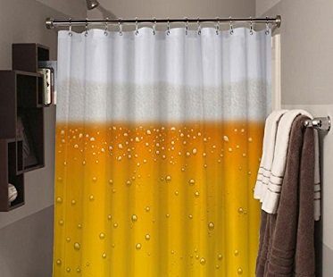 beer shower curtain