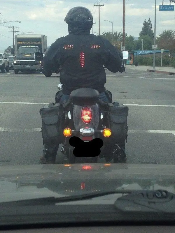 biker jacket lights