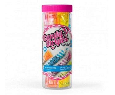 candy stripes highlighers tube