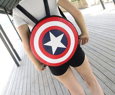 captain america shield backpack