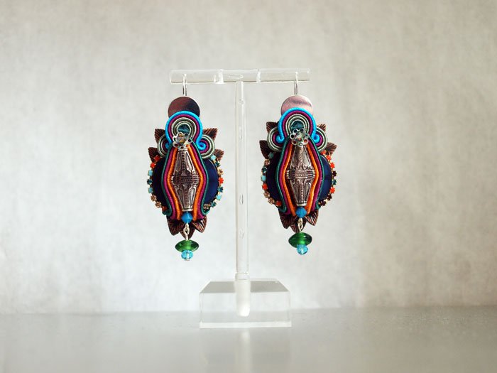 colorful earrings