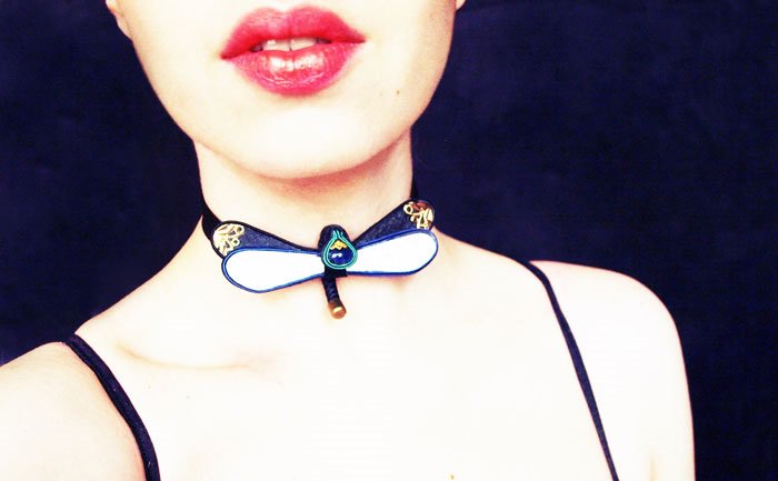 dragonfly bow tie