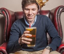 floating birthday candle