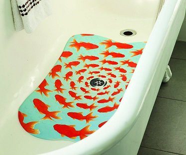 goldfish bathtub mat