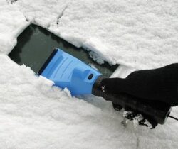 heated ice scraper