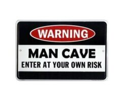 man cave sign