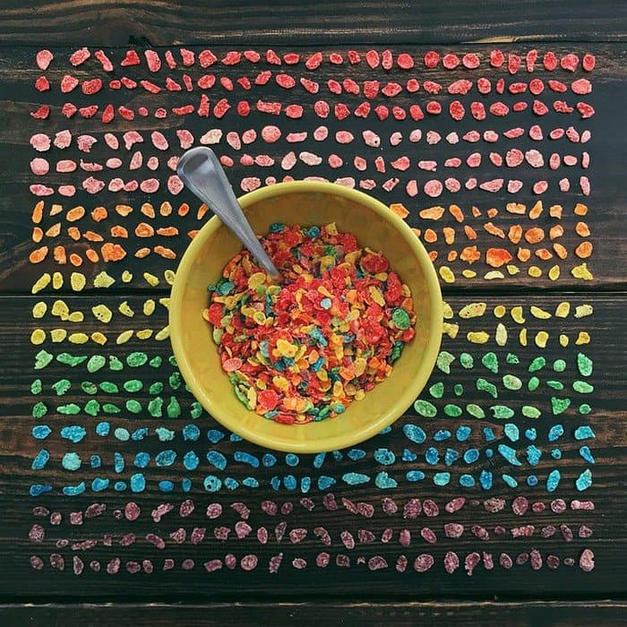 multicolor cereal
