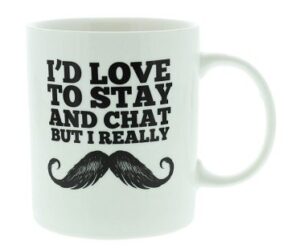 mustache mug