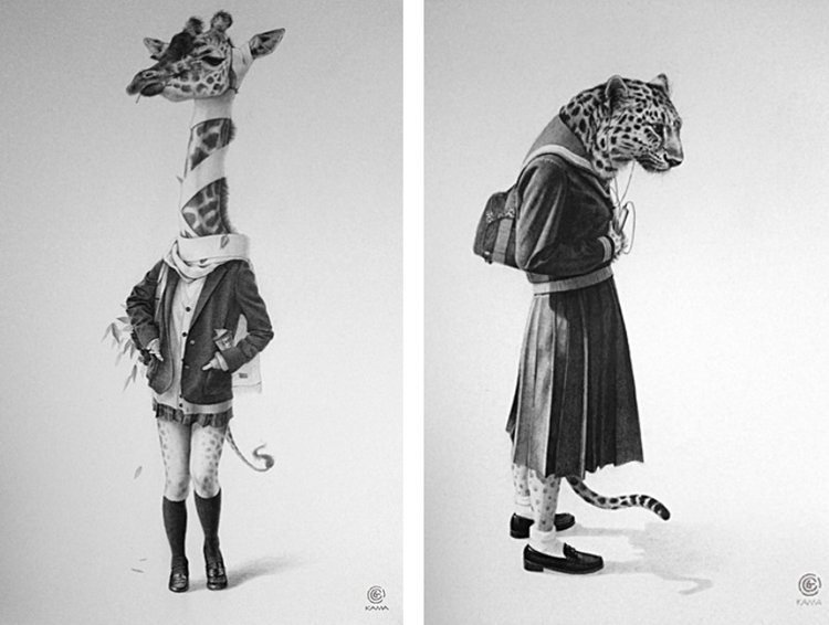 schoolgirl-animals-takumi-kama-giraffe