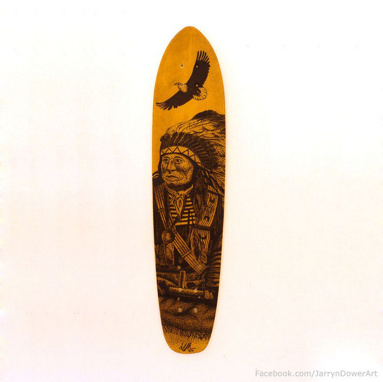 skateboard art