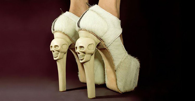 skull heels