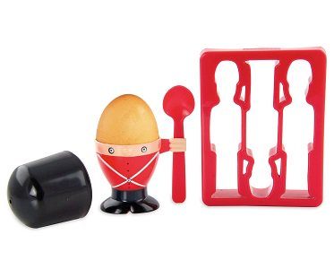 soldier egg cup and toast cutter set