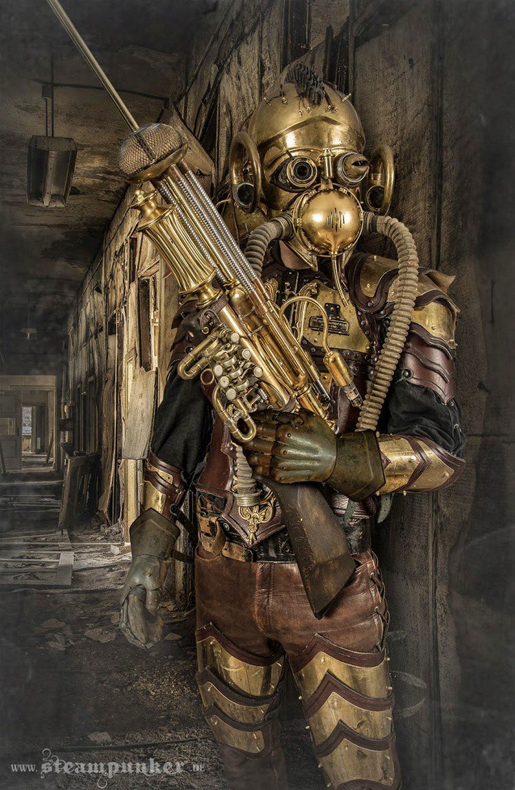 steampunk costume gun