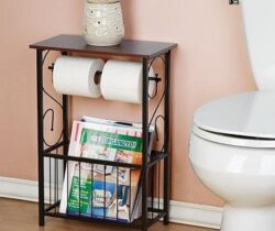 toilet roll holder and organizer