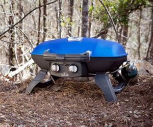 travel grill camping blue
