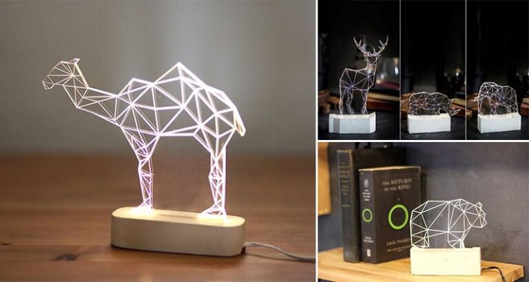 Abstract Animal Night Lights