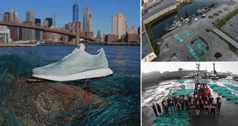 Adidas Makes Shoes From Ocean Rubbish And Nets