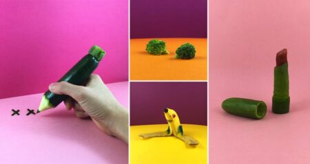 Art Created With Everyday Objects And Food