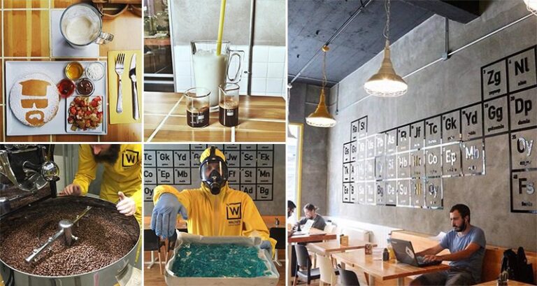 Breaking Bad Themed Coffee Shop Istanbul