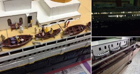 Cardboard TItanic Model