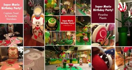 DIY Super Mario Kids Birthday Party