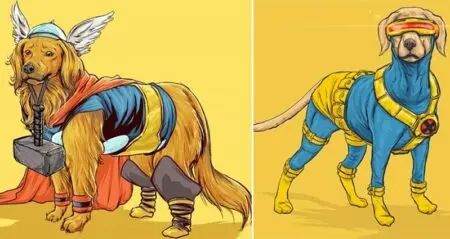 Dogs Of The Marvel Universe