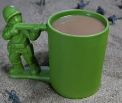 Green Army Man Mug